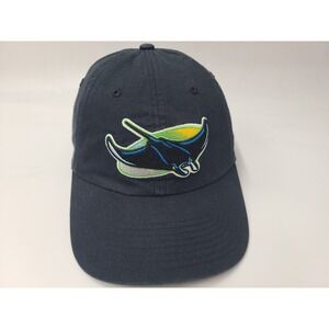 Tampa Bay Devil Rays 47 Brand Cooperstown Collection Strapback Hat Cap MLB Black